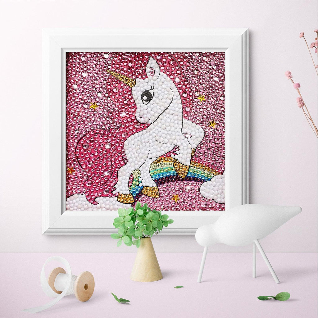 Crystal Rhinestone Full Diamond Painting - unicorn - Hibah-Diamond?painting art studio