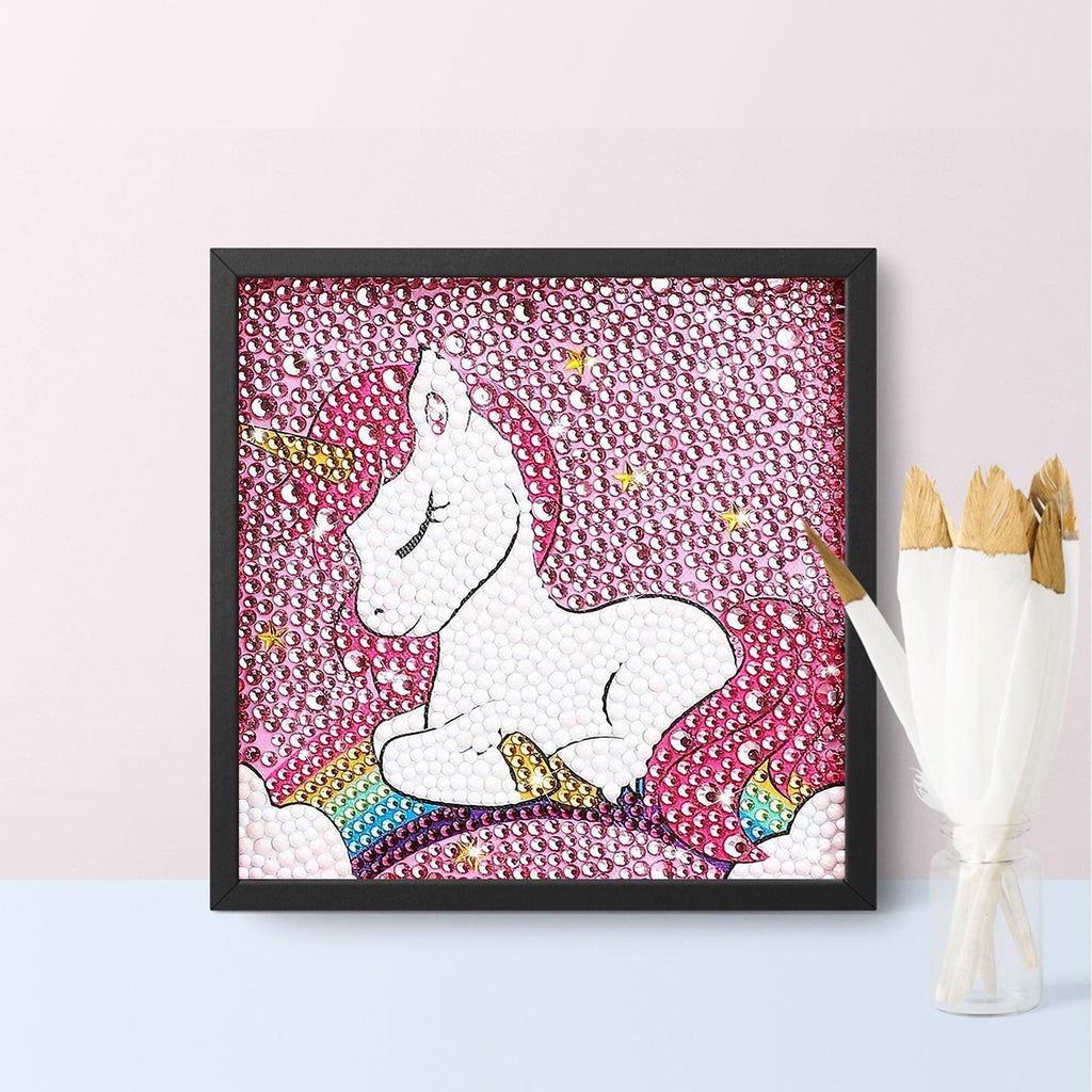 Crystal Rhinestone Full Diamond Painting - Unicorn - Hibah-Diamond?painting art studio
