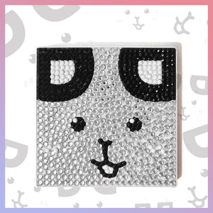 Crystal Rhinestones Diamond painting coaster - Hibah-Diamond painting art studio