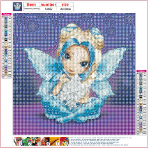 Full Diamond Painting kit - Snow Fairy