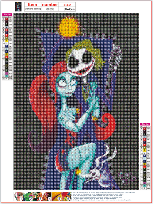 Full Diamond Painting kit - The Nightmare Before Christmas