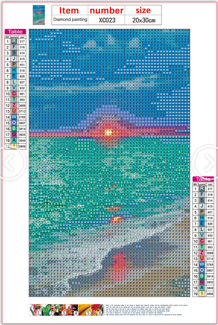 Full Diamond Painting kit - Beautiful sea view