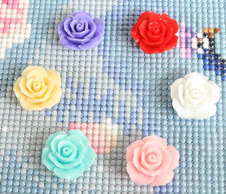 Diamond Drawing Flower Locator