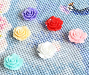 Diamond Drawing Flower Locator