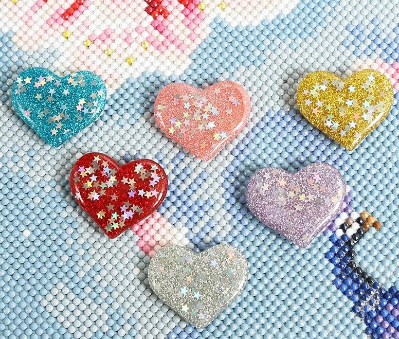 Diamond Drawing Heart-shaped Locator