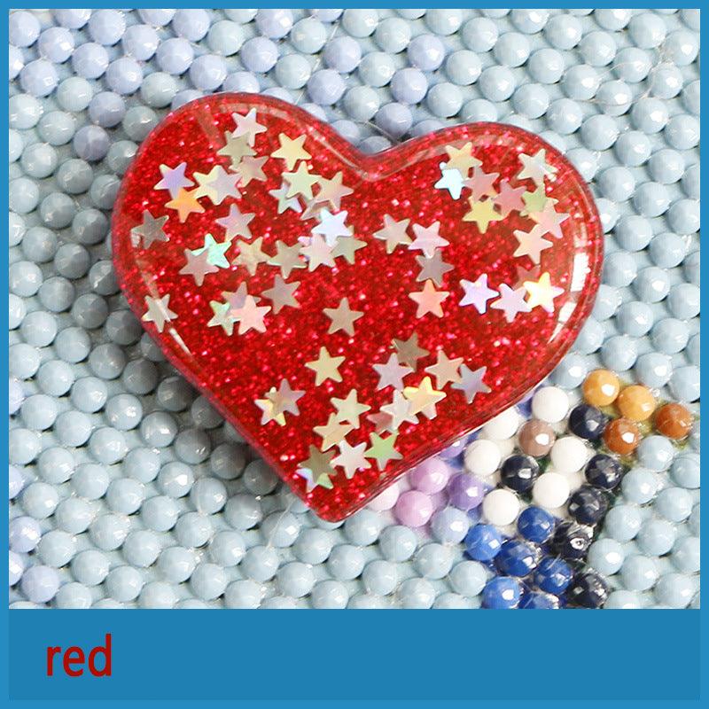 Diamond Drawing Heart-shaped Locator