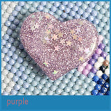 Diamond Drawing Heart-shaped Locator