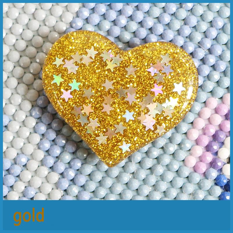 Diamond Drawing Heart-shaped Locator