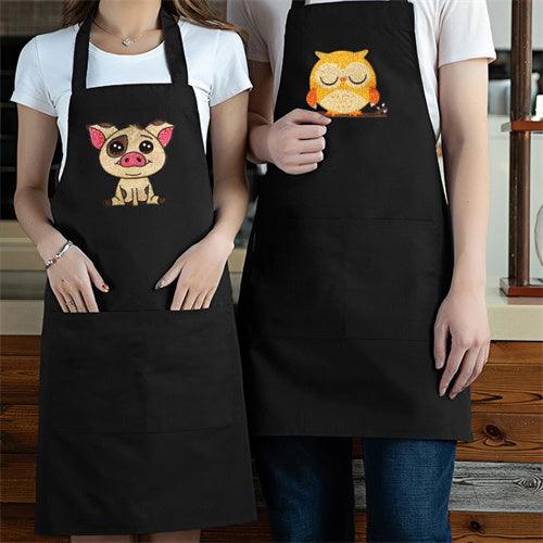 Diamond Painting Apron - Pig