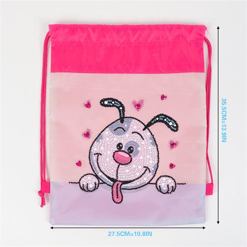 Diamond Painting Drawstring bag - Cartoon dog