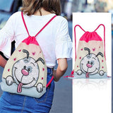 Diamond Painting Drawstring bag - Cartoon dog
