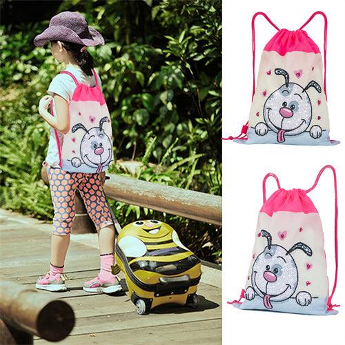 Diamond Painting Drawstring bag - Cartoon dog