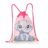 Diamond Painting Drawstring bag - Cartoon elephant