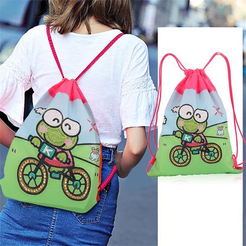 Diamond Painting Drawstring bag - Cartoon frog