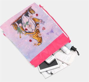 Diamond Painting Drawstring bag - Christmas Gnome