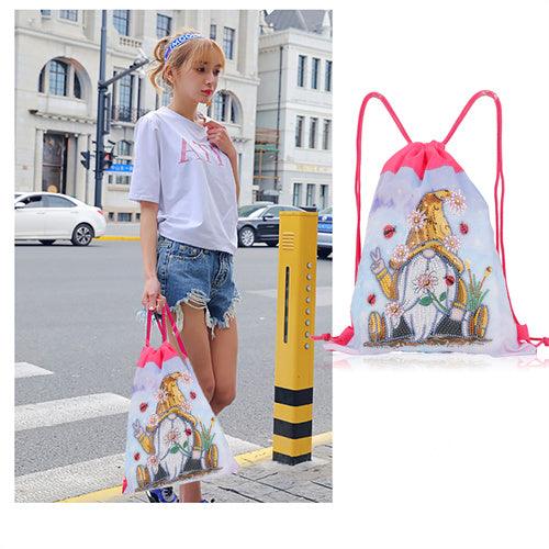 Diamond Painting Drawstring bag - Christmas Gnome