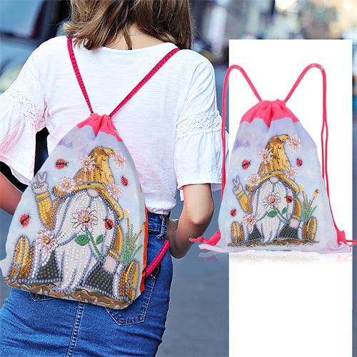 Diamond Painting Drawstring bag - Christmas Gnome