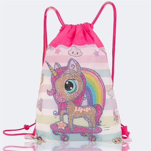 Diamond Painting Drawstring bag - Unicorn