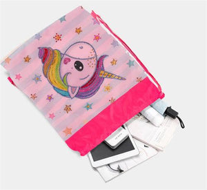 Diamond Painting Drawstring bag - Unicorn
