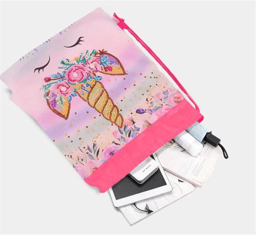 Diamond Painting Drawstring bag - Unicorn