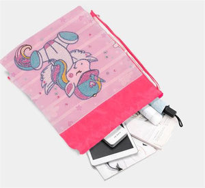 Diamond Painting Drawstring bag - Unicorn