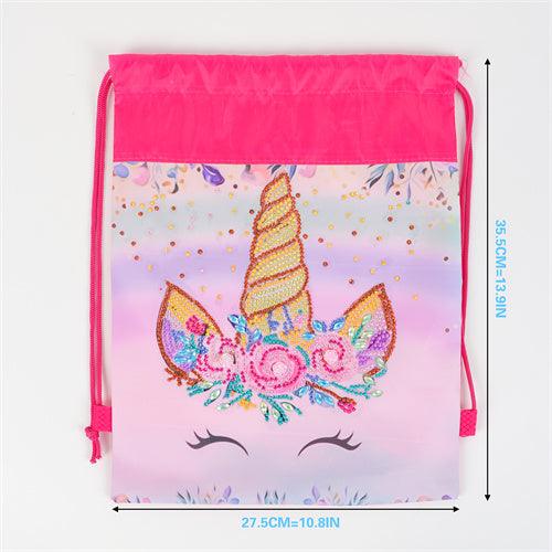 Diamond Painting Drawstring bag - Unicorn