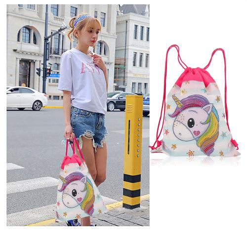 Diamond Painting Drawstring bag - Unicorn