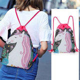 Diamond Painting Drawstring bag - unicorn
