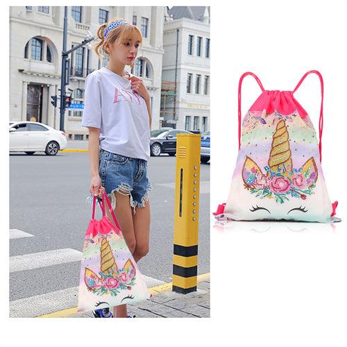Diamond Painting Drawstring bag - Unicorn
