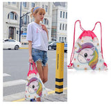 Diamond Painting Drawstring bag - Unicorn