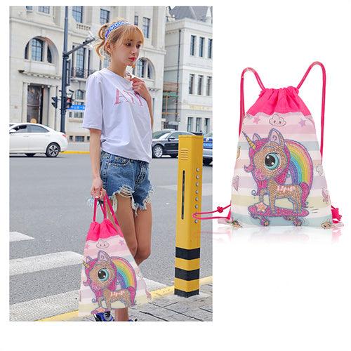 Diamond Painting Drawstring bag - Unicorn
