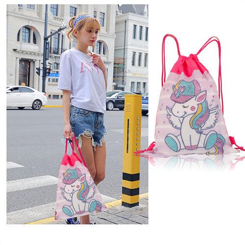 Diamond Painting Drawstring bag - Unicorn