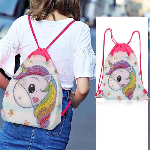 Diamond Painting Drawstring bag - Unicorn