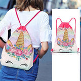 Diamond Painting Drawstring bag - Unicorn