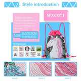 Diamond Painting Drawstring bag - unicorn