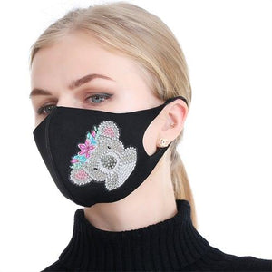 Diamond Painting Mask - Bear - Hibah-Diamond painting art studio