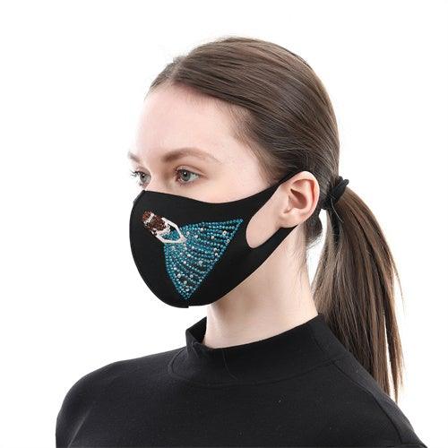 Diamond Painting Mask - Beautiful girl - Hibah-Diamond painting art studio