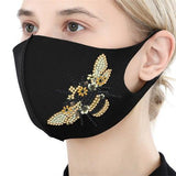 Diamond Painting Mask - Bee - Hibah-Diamond painting art studio