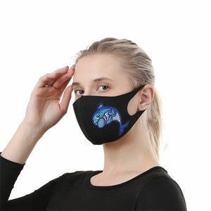 Diamond Painting Mask -Blue whale - Hibah-Diamond painting art studio