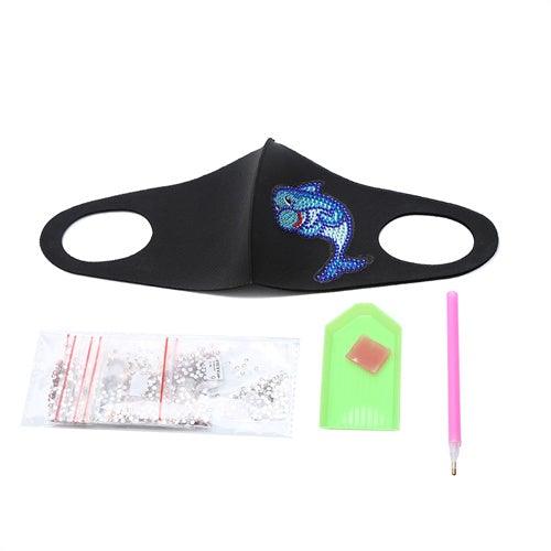 Diamond Painting Mask -Blue whale - Hibah-Diamond painting art studio