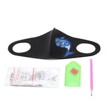 Diamond Painting Mask -Blue whale - Hibah-Diamond painting art studio