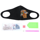 Diamond Painting Mask-Cat - Hibah-Diamond painting art studio