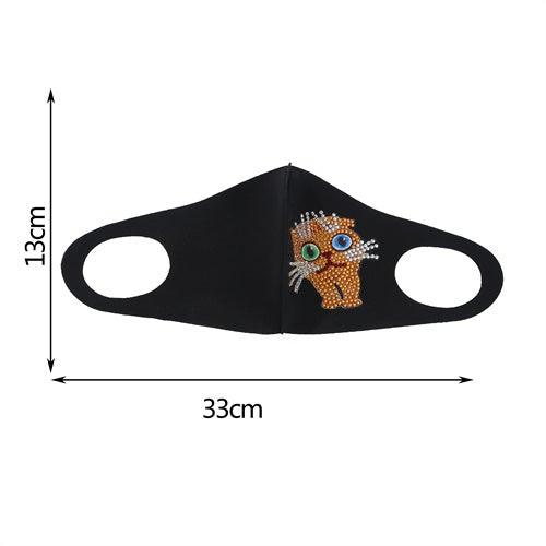 Diamond Painting Mask-Cat - Hibah-Diamond painting art studio