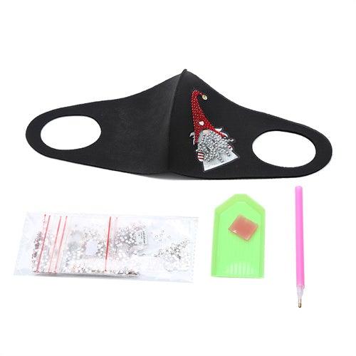 Diamond Painting Mask - Christmas gnome - Hibah-Diamond painting art studio