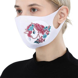 Diamond Painting Mask - Cute horse - Hibah-Diamond painting art studio