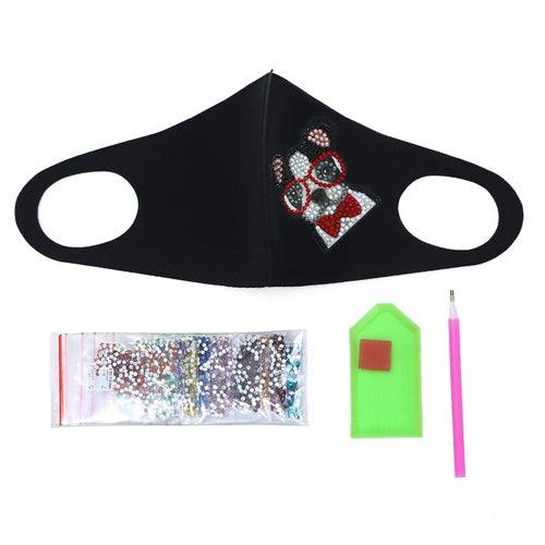 Diamond Painting Mask - Dog - Hibah-Diamond painting art studio