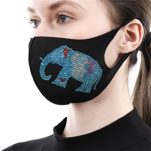 Diamond Painting Mask - Elephant - Hibah-Diamond painting art studio
