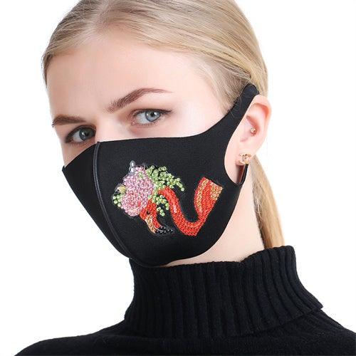 Diamond Painting Mask - Flamingo - Hibah-Diamond painting art studio