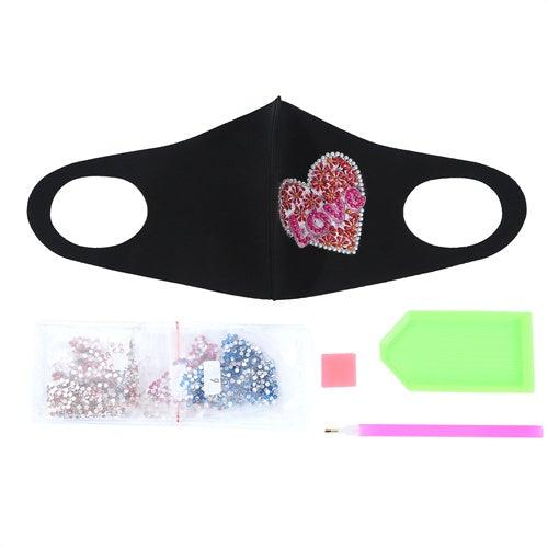 Diamond Painting Mask - Heart - Hibah-Diamond painting art studio