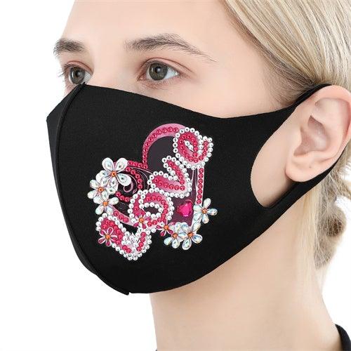 Diamond Painting Mask - LOVE - Hibah-Diamond painting art studio